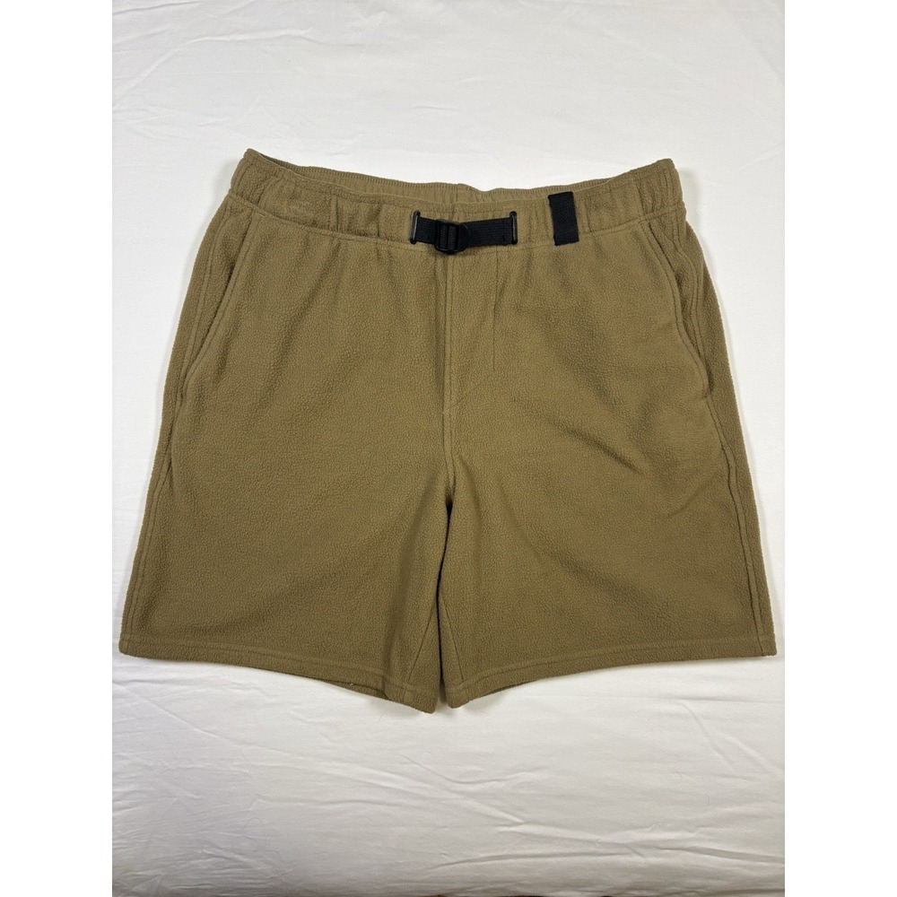 Roark Campover Comfort Shorts Men's Size Small Brown Fleece Sweat Hunting